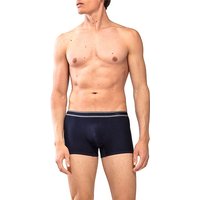 Mey Herren Trunk blau Baumwolle unifarben von mey