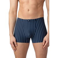 Mey Herren Trunk blau Mikrofaser gestreift von mey