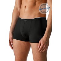 Mey Herren Trunk schwarz Baumwolle unifarben von mey