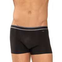 Mey Herren Trunk schwarz Baumwolle unifarben von mey