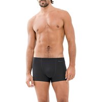 Mey Herren Trunk schwarz Baumwolle unifarben von mey