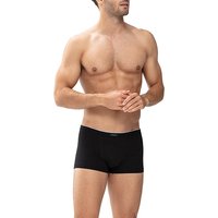 Mey Herren Trunk schwarz Baumwolle unifarben von mey