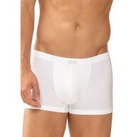 Mey Herren Trunk weiß Baumwolle unifarben von mey