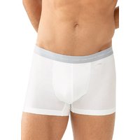 Mey Herren Trunk weiß Baumwolle unifarben von mey