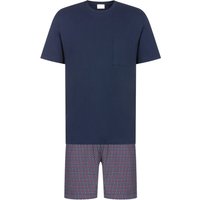 Mey Kurzer Pyjama aus der Serie Red Tile in XL von mey