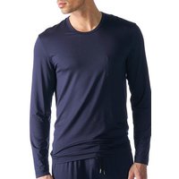 Mey Herren Longsleeve blau Modal von mey