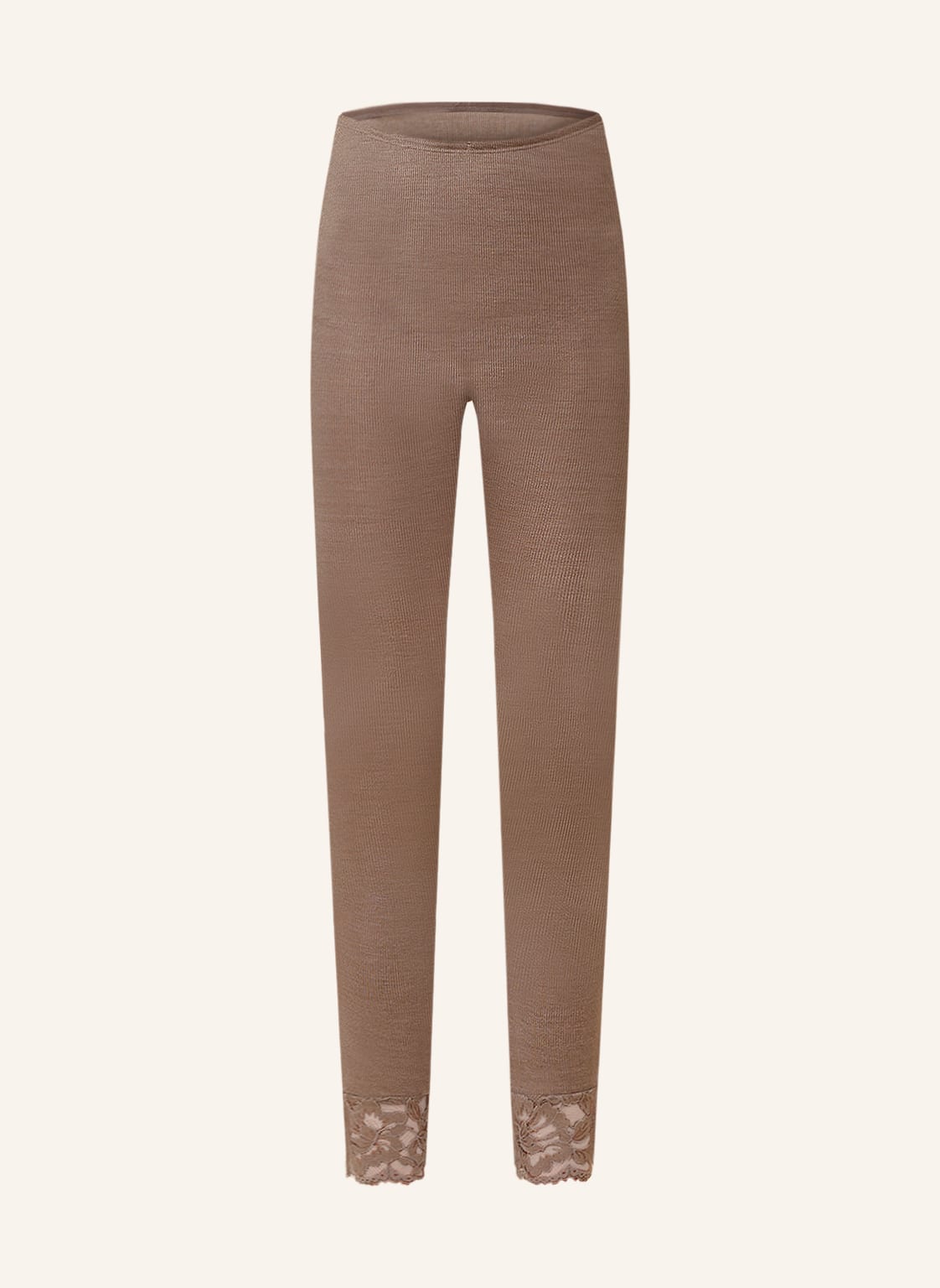 Mey Lounge-Leggings Serie Wool Love Aus Merinowolle Mit Seide beige von mey