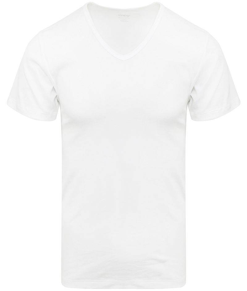 Mey Noblesse V-Ausschnitt T-Shirt Weiß - Größe XXL von mey