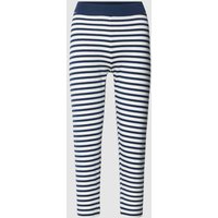 Mey Pyjama-Hose mit Streifenmuster in Marine, Größe M von mey