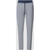 Mey Pyjama-Hose mit Streifenmuster in Marine, Größe M von mey