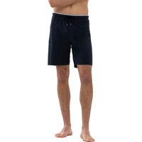 Mey Herren Pyjamashorts blau Baumwolle & Mix unifarben von mey