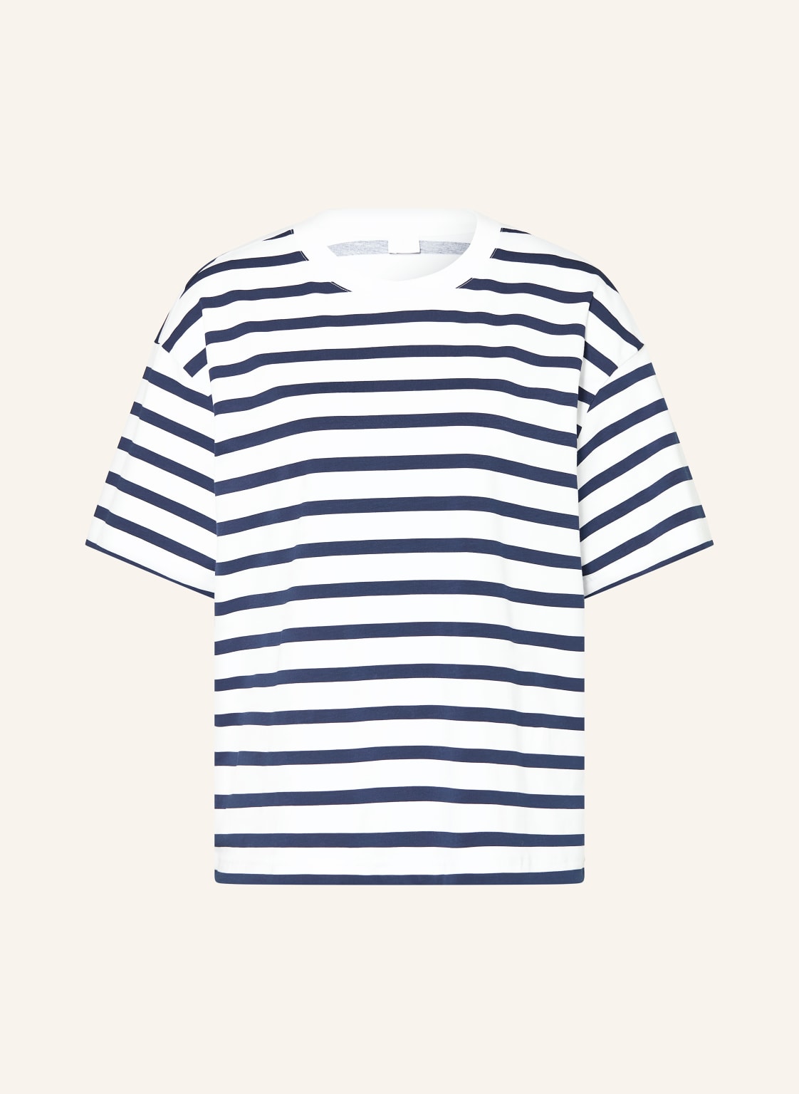 Mey Schlafshirt Serie Breezy Stripes blau von mey
