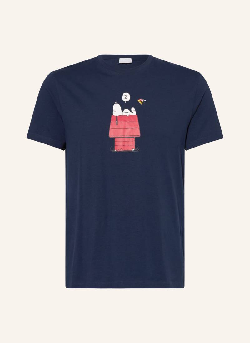 Mey Schlafshirt Serie Mey X Peanuts blau von mey