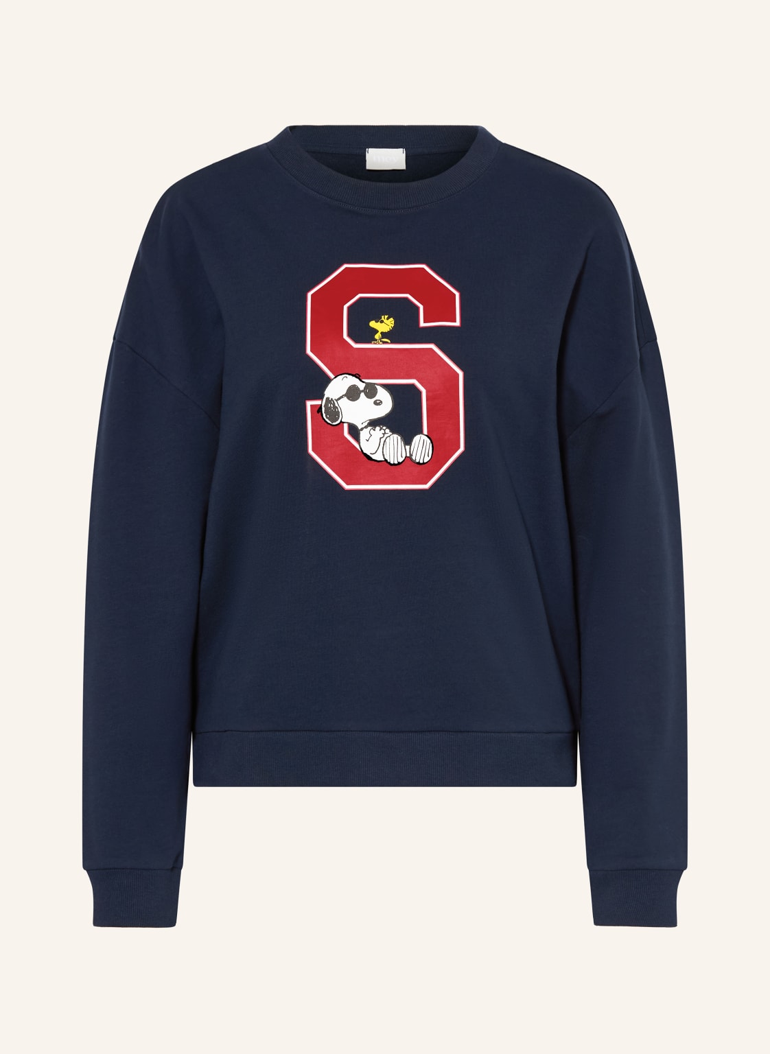 Mey Schlafshirt Serie Mey × Peanuts blau von mey