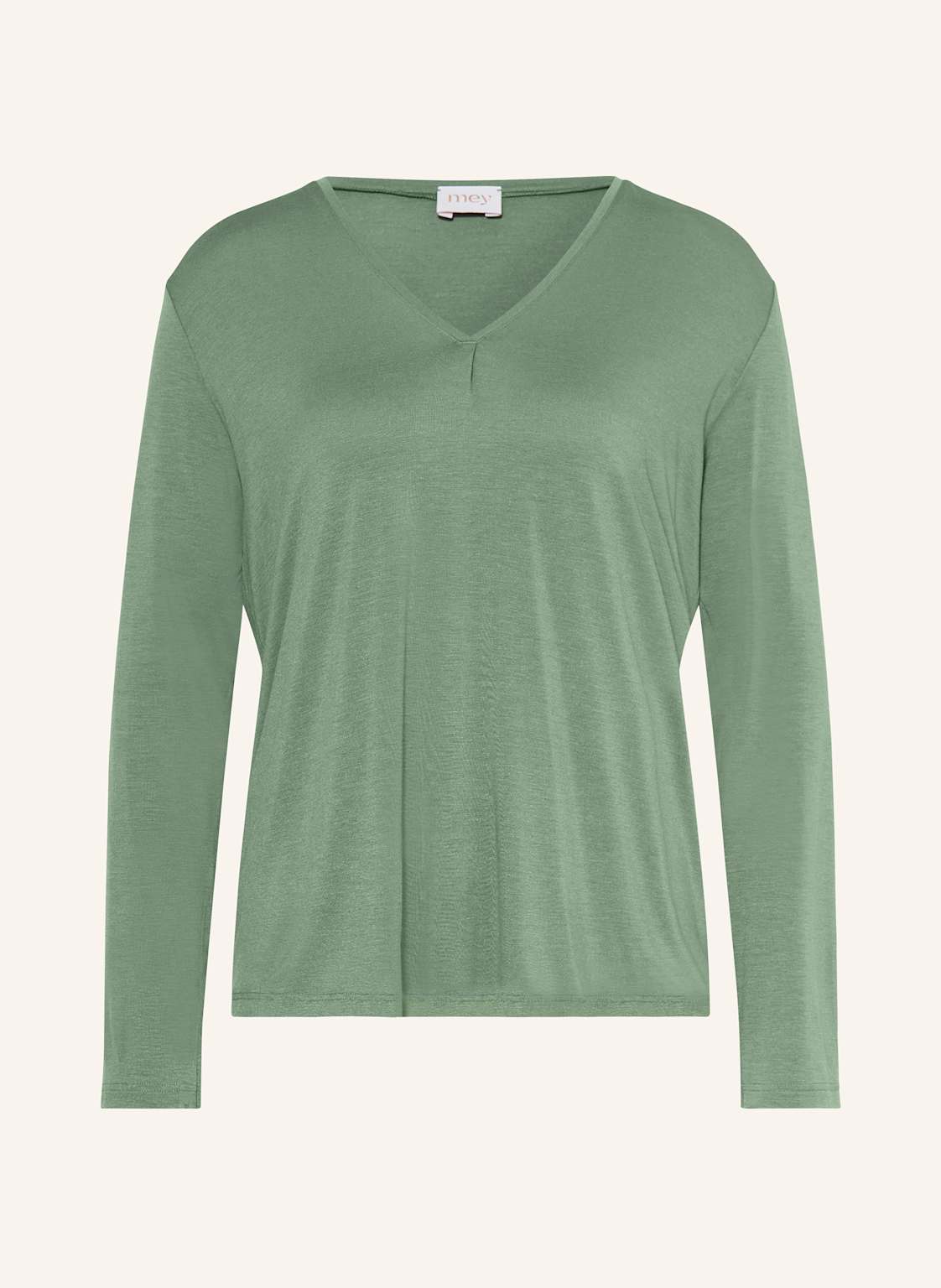 Mey Schlafshirt Serie Pure Chic gruen von mey