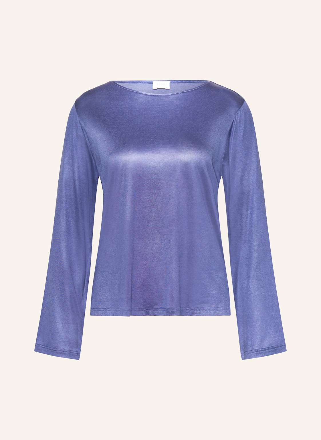 Mey Schlafshirt Serie Pure Shine Aus Satin blau von mey