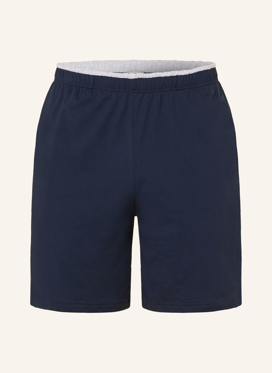 Mey Schlafshorts Dry Cotton Colour blau von mey