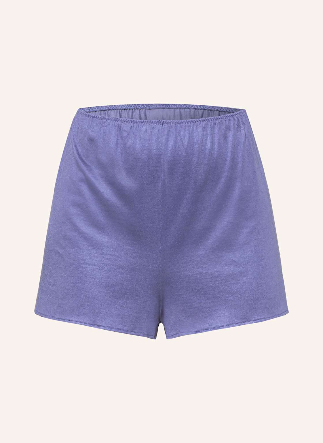 Mey Schlafshorts Serie So Elegant Aus Satin blau von mey
