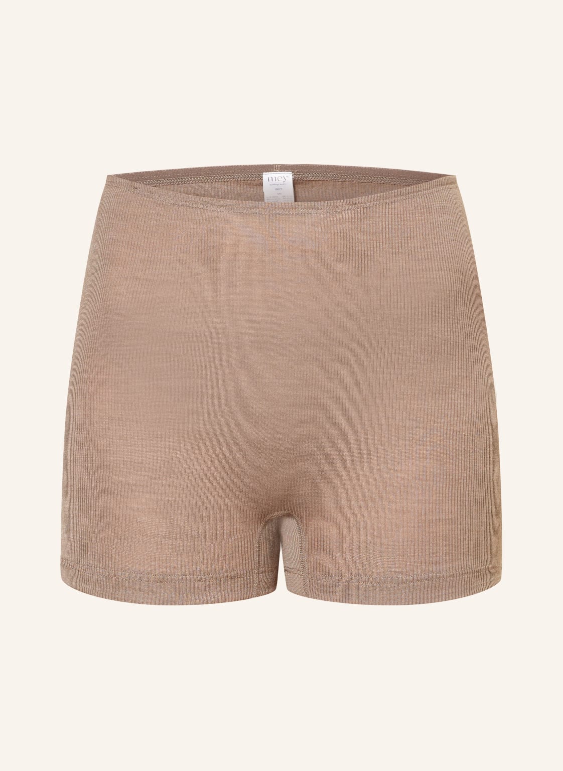 Mey Schlafshorts Serie Wool Love Mit Seide beige von mey