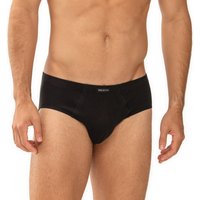Mey Herren Mini-Slip schwarz Baumwolle & Mix unifarben von mey