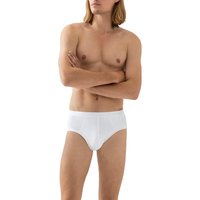 Mey Herren Men-Slip weiß Baumwolle & Mix unifarben von mey
