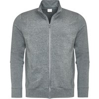 Mey Herren Sweatjacke grau Baumwolle unifarben von mey