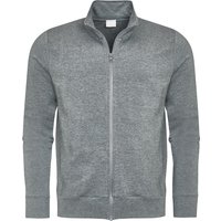 Mey Herren Sweatjacke grau Baumwolle & Mix unifarben von mey