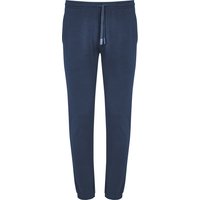 Mey Herren Sweatpants blau Baumwolle & Mix unifarben von mey