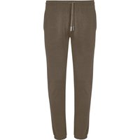 Mey Herren Sweatpants grün Baumwolle & Mix unifarben von mey