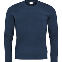 Mey Herren Sweatshirt blau Baumwolle unifarben von mey