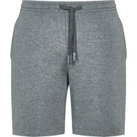 Mey Herren Sweatshorts grau Baumwolle & Mix unifarben von mey