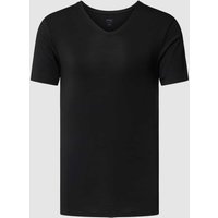 Mey T-Shirt mit V-Ausschnitt in Black, Größe S von mey