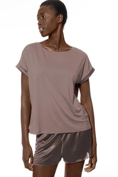 Mey T-Shirt rundhals "Pure Chic" aus FSC-Modal von mey