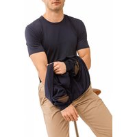 Mey Herren T-Shirt blau Mikrofaser/Funktion unifarben Mey Herren T-Shirt blau Mikrofaser/Funktion unifarben von mey