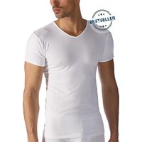 Mey Herren T-Shirt weiß Viskose unifarben von mey