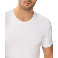 Mey Herren T-Shirt weiß Baumwolle & Mix unifarben Mey Herren T-Shirt weiß Baumwolle & Mix unifarben von mey