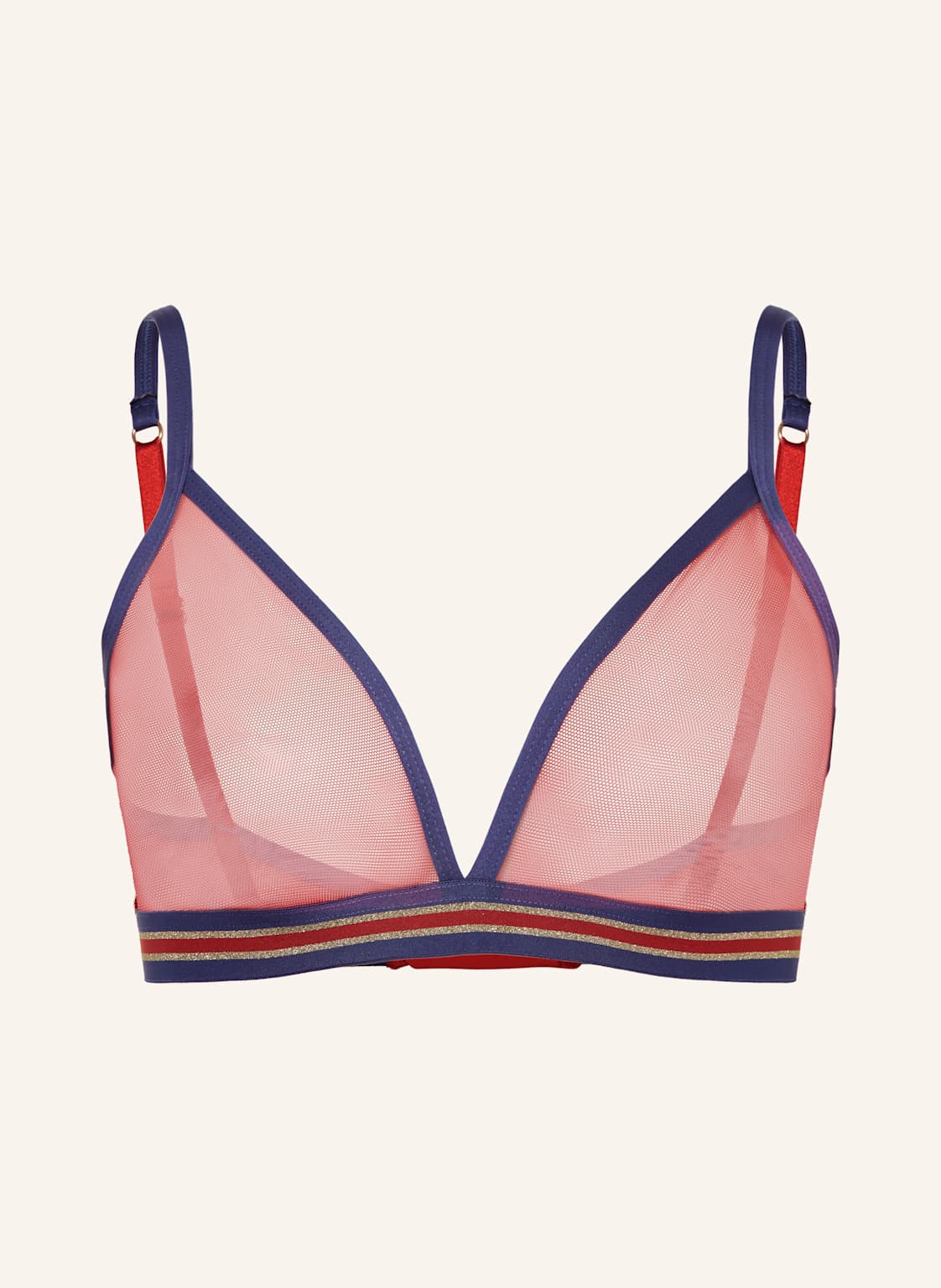 Mey Triangel-Bh Serie Poetry Vogue Mit Glitzergarn blau von mey