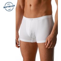 Mey Herren Shorty weiß Baumwolle & Mix unifarben von mey