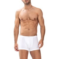 Mey Herren Shorty weiß Baumwolle & Mix unifarben von mey
