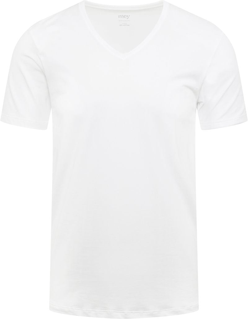 Mey V-Ausschnitt Dry Cotton T-Shirt Weiß - Größe 3XL von mey