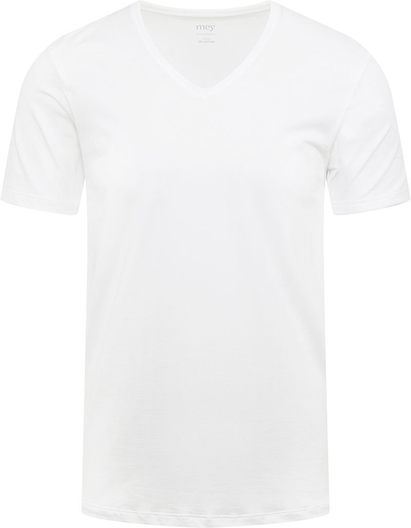 Mey V-Ausschnitt Dry Cotton T-Shirt Weiß - Größe L von mey