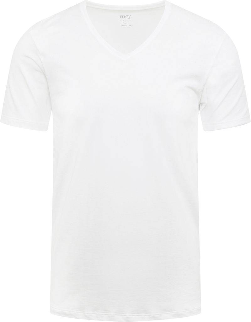 Mey V-Ausschnitt Dry Cotton T-Shirt Weiß - Größe L von mey