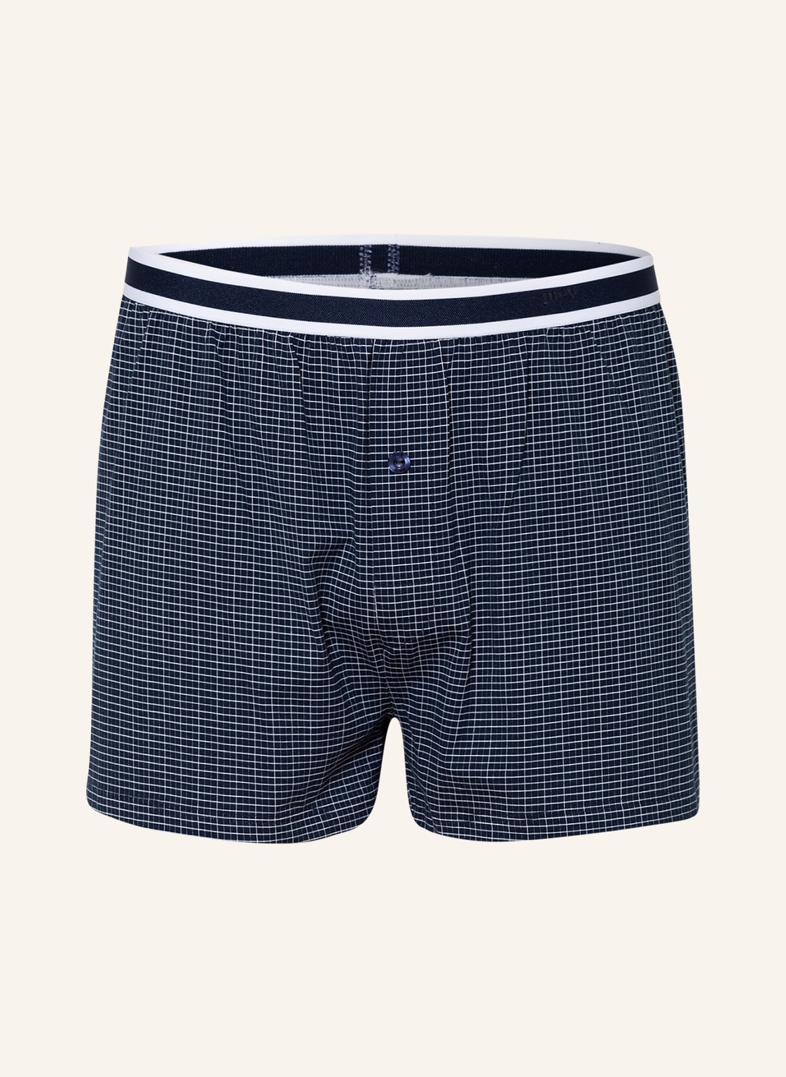 Mey Web-Boxershorts Serie Nelson blau von mey