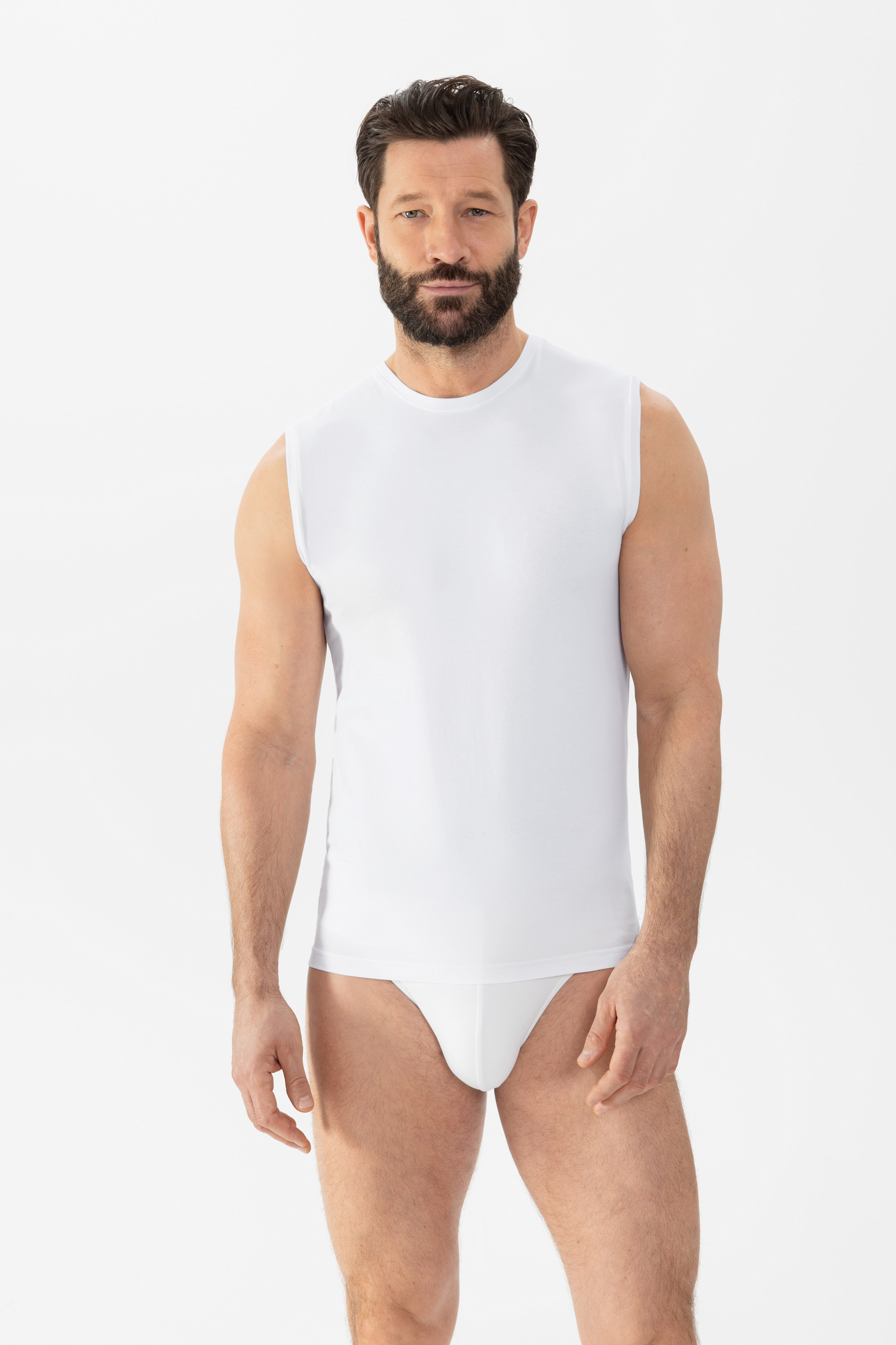 Muskel-Shirt Serie Comfort Cotton Weiss von mey
