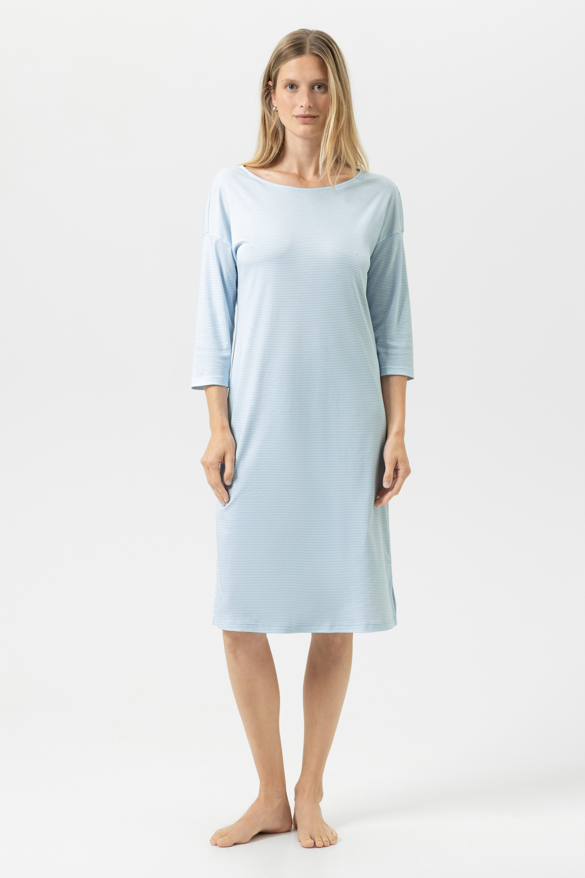 Nachthemd Serie Simple Stripes Alice Blue von mey