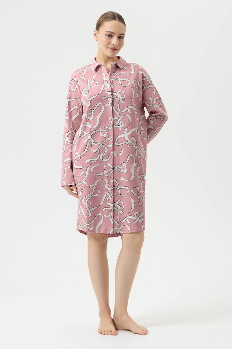 Nachthemd langarm Serie Pretty Bows Bridal Rose von mey