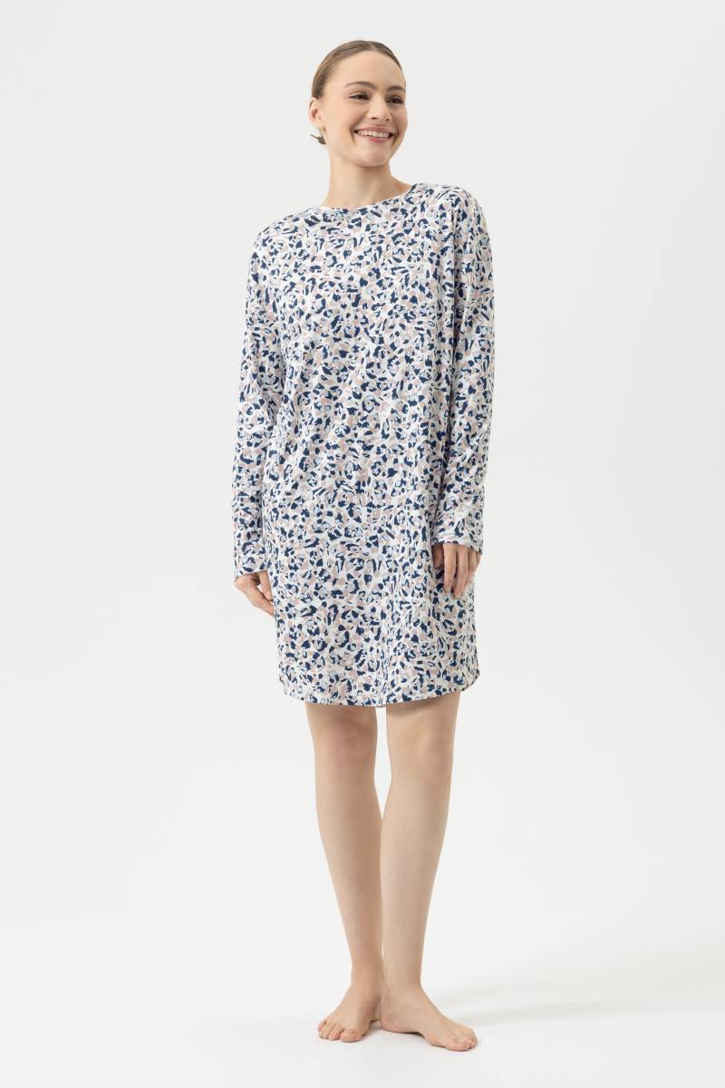 Nachthemd langarm Serie Soft Leo Deep Marine von mey