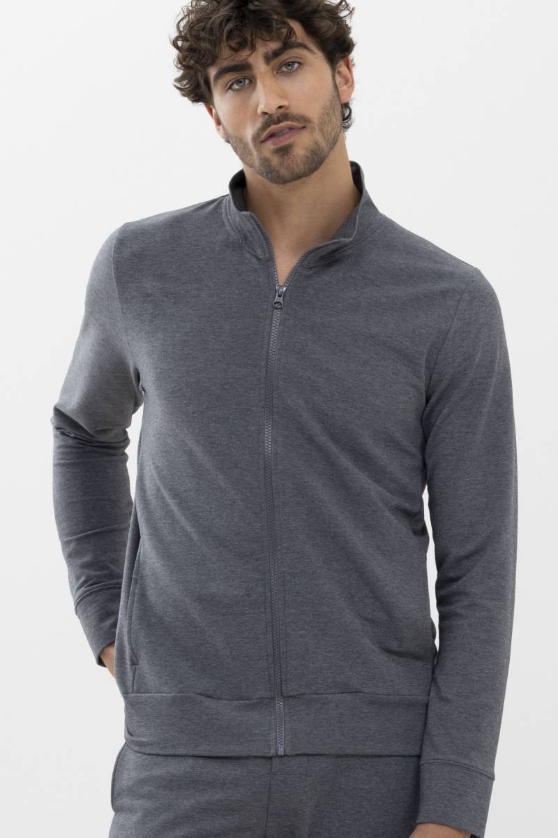 Reißverschlussjacke Serie Enjoy Quartz Melange von mey
