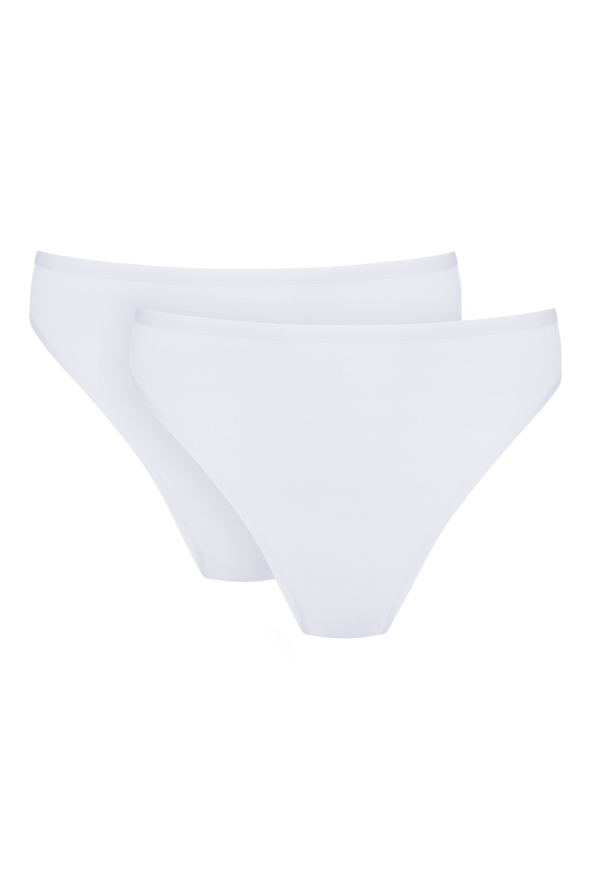 Retro Jazz-Pants | Doppelpack Serie Pure Sense Weiss von mey