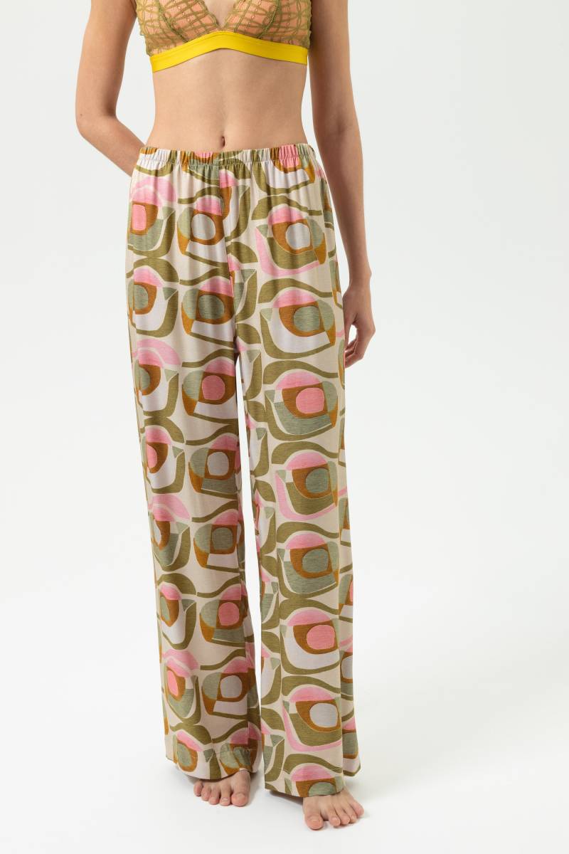 Satin-Hose Serie Nostalgic Geo Almond Milk von mey